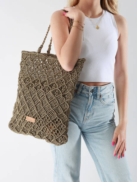 Sac Porté épaule Natural Biba Vert natural MSN1B vue secondaire 1