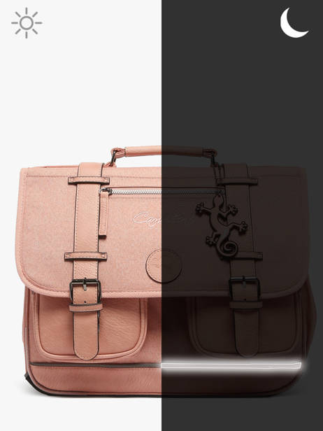 Satchel 3 Compartments Cameleon Pink vintage color VIC-CA41 other view 8
