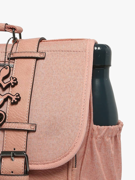 Satchel 2 Compartments Cameleon Pink vintage color CA38 other view 5