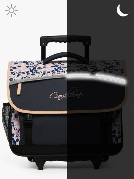 Cartable à Roulettes Enfant 2 Compartiments Cameleon Bleu actual CR38 vue secondaire 8