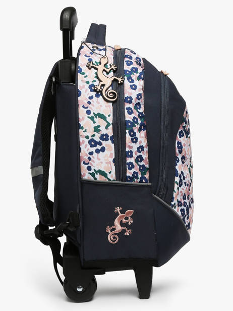 Wheeled Schoolbag Cameleon Blue actual SR39 other view 2