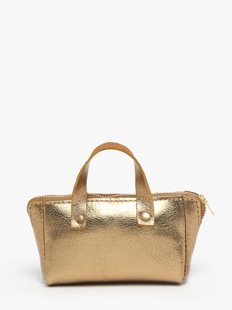 Leather Mon Premier Coin Purse Paul marius Gold vintage PREMIER other view 2