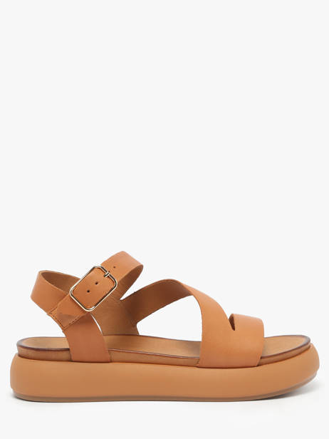 Sandales En Cuir Inuovo Vert women A96001