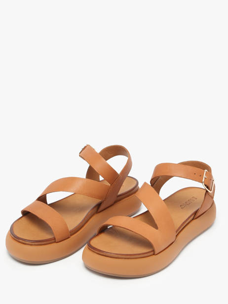 Sandales En Cuir Inuovo Vert women A96001 vue secondaire 1