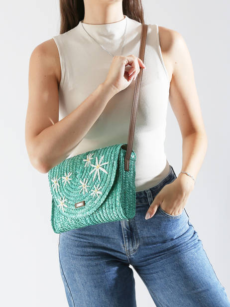 Sac Bandoulière Koa Les tropeziennes Vert koa TZ04 vue secondaire 1