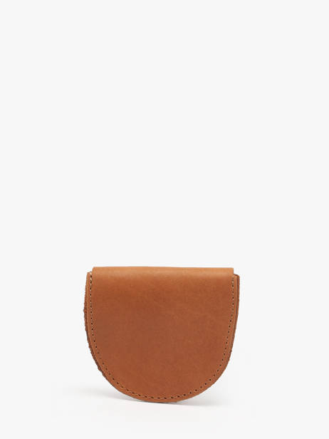 Porte-monnaie Oil Cuir Etrier Marron oil EOIL044 vue secondaire 2