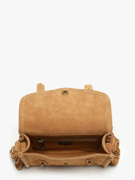 Leather Mini Indispensable Folk Bag Paul marius Brown folk MINIFOL other view 3