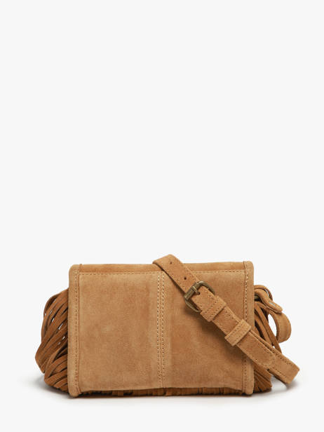 Leather Mini Indispensable Folk Bag Paul marius Brown folk MINIFOL other view 4