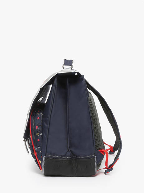 2-compartment Satchel Tann's Blue les fantaisies f 41321 other view 2