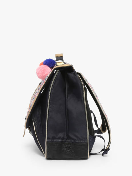 2-compartment Satchel Tann's Multicolor les fantaisies f 41265 other view 2