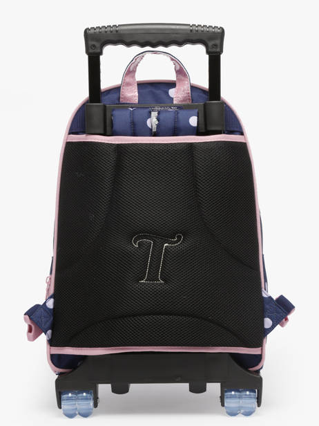 Sac A Dos à Roulettes 2 Compartiments Tann's Bleu les fantaisies f 73325 vue secondaire 5