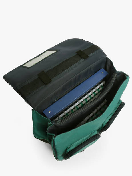 2-compartment Wheeled Satchel Tann's Green les fantaisies g 43126 other view 3
