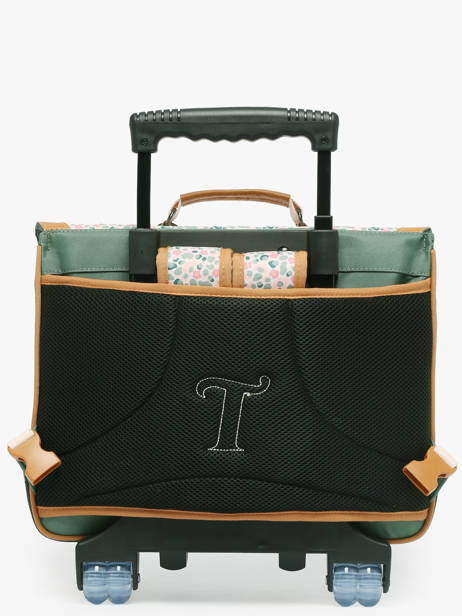 2-compartment Wheeled Satchel Tann's Multicolor les fantaisies f 42267 other view 5