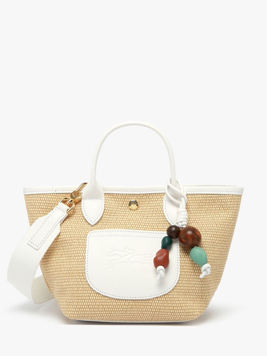 Longchamp Le panier pliage perles Messenger bag White