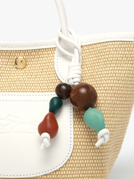 Longchamp Le panier pliage perles Messenger bag White