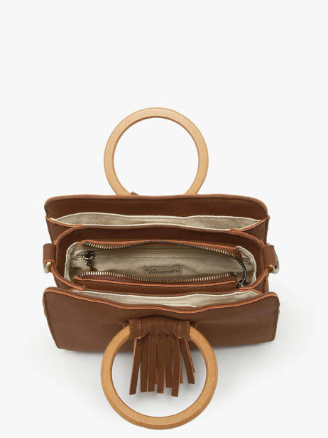 Sac Bandoulière S Camomille Woomen Marron camomille WCAO1S vue secondaire 3