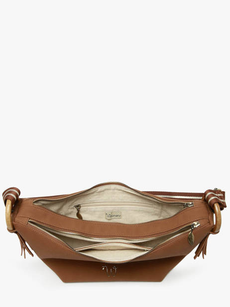 Sac Bandoulière Camomille Woomen Marron camomille WCAO03 vue secondaire 3
