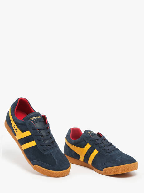 Sneakers Harrier In Leather Gola Blue men CMA192 other view 2