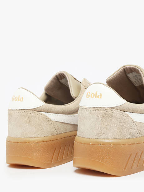 Sneakers Grandslam In Leather Gola Beige women CLA589 other view 3