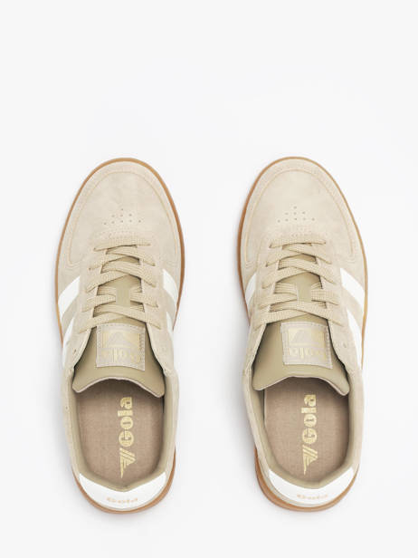 Sneakers Grandslam In Leather Gola Beige women CLA589 other view 4