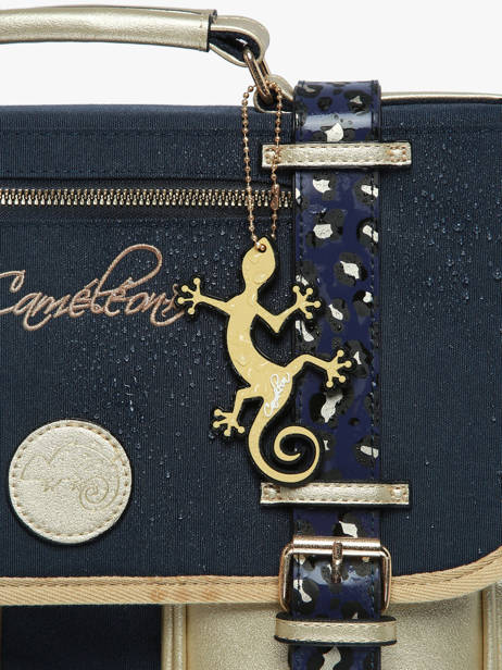 Sac Gouter 1 Compartiment Cameleon Bleu vintage fantasy BL24 vue secondaire 4