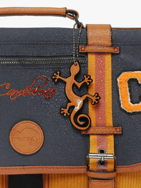 Satchel For Kids 2 Compartments Cameleon Blue vintage urban CA38 other view 6
