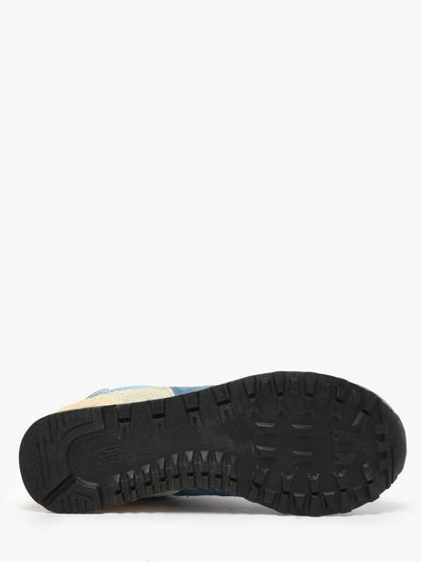 Sneakers 574 In Leather New balance Blue boy U574SPR other view 5