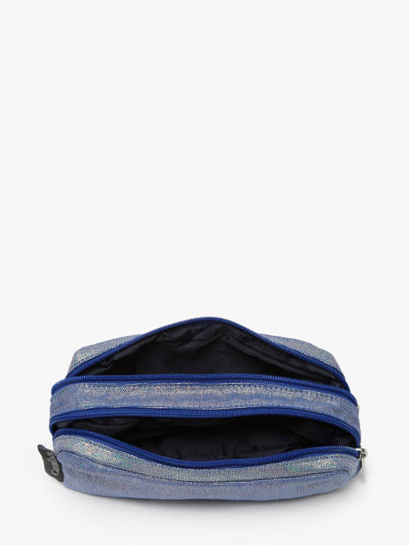 2-compartment Pouch Caramel et cie Blue boheme FI other view 1