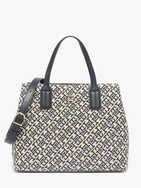 Shoulder Bag Th Jacquard Polyurethane Tommy hilfiger Blue th jacquard AW17444