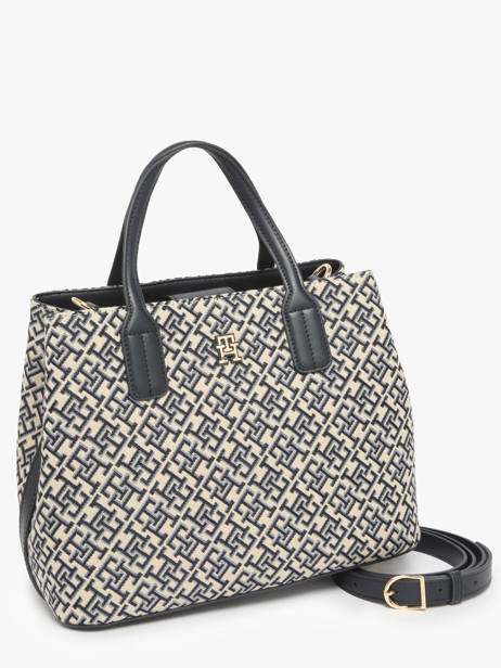 Shoulder Bag Th Jacquard Polyurethane Tommy hilfiger Blue th jacquard AW17444 other view 1