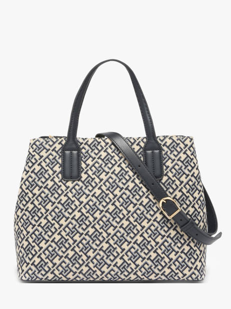 Shoulder Bag Th Jacquard Polyurethane Tommy hilfiger Blue th jacquard AW17444 other view 3