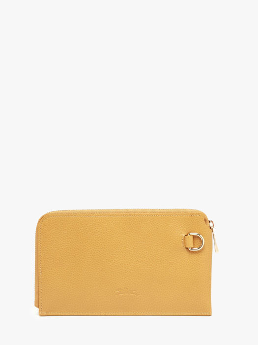 Longchamp Le foulonné Clutches Yellow