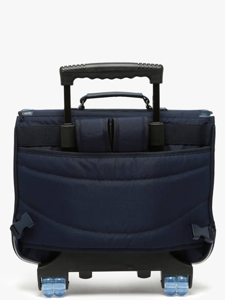 2-compartment Wheeled Satchel Tann's Blue les fantaisies g 42143 other view 5