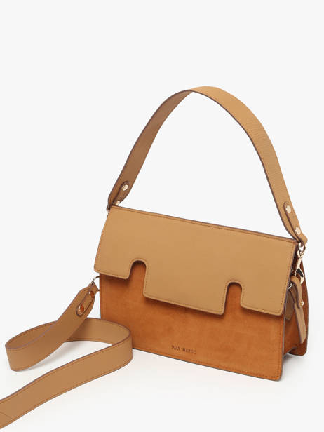 Shoulder Bag La Suite Leather Paul marius Orange la suite GABRISUI other view 2