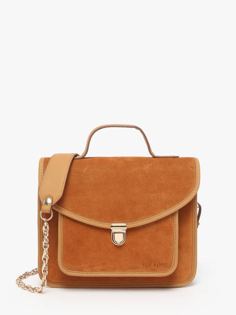 Shoulder Bag La Suite Leather Paul marius Orange la suite GEOR2SUI