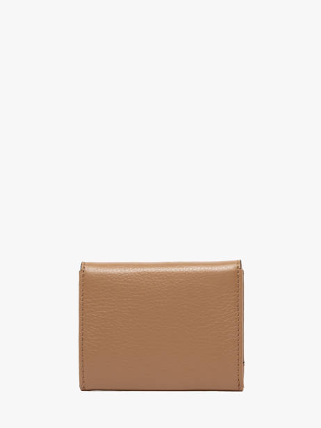 Coin Purse Leather Yves renard Beige enveloppe 29250 other view 2