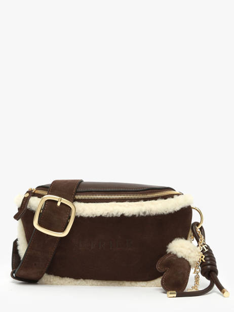Sac Banane Alpin Cuir Etrier Marron alpin EALP022M