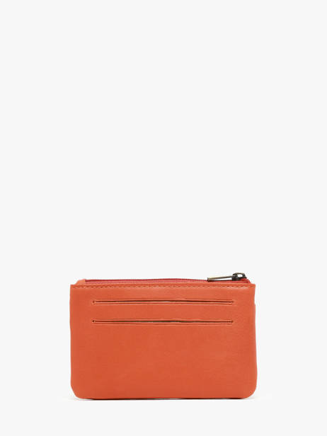 Porte-monnaie Cuir Katana Orange marina 753120 vue secondaire 2