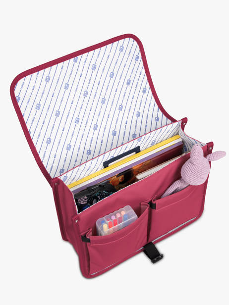 2-compartment Satchel Cabaia Pink school S other view 3