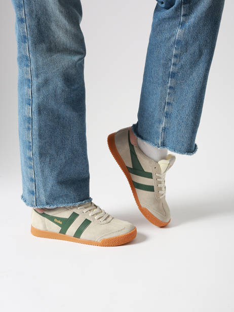 Sneakers Elan En Cuir Gola Beige women CLB538 vue secondaire 1