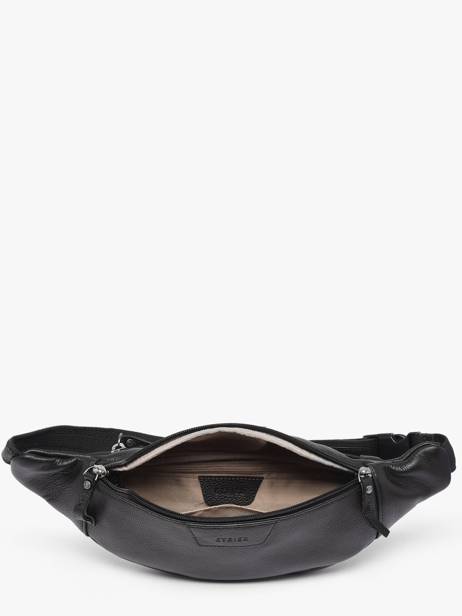 Sac Banane Flandres Cuir Etrier Noir flandres EFLA735M vue secondaire 3