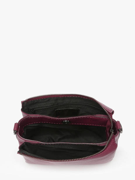 Sac Bandoulière Caviar Cuir Milano Rouge caviar CA25065 vue secondaire 3