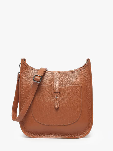 Sac Bandoulière Caviar Cuir Milano Marron caviar CA25068