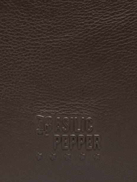 Shoulder Bag Cow Leather Basilic pepper Brown cow BCOW2S other view 5