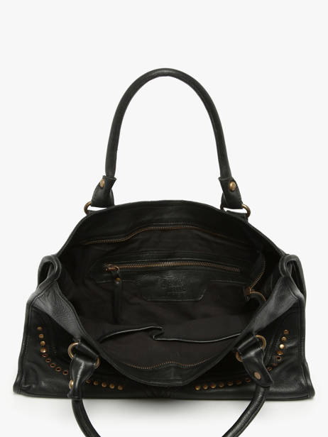 Sac à Main Glam Eyelet Cuir Basilic pepper Noir glam eyelet BGLE31 vue secondaire 3