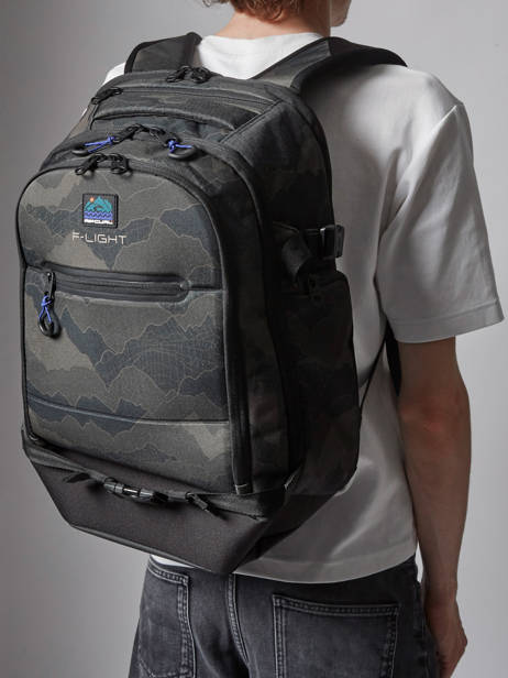 2-compartment Backpack Rip curl Black camo 16MMBA other view 1
