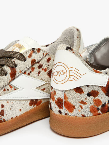 Sneakers Aslan En Cuir Semerdjian Multicolore women ASLAN vue secondaire 3