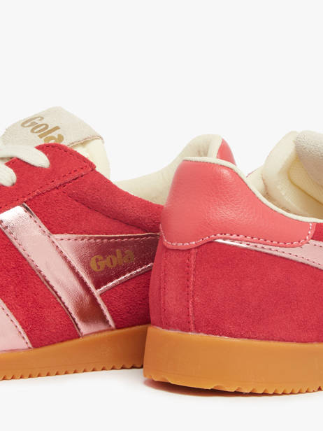 Sneakers Elan Glitz In Leather Gola Red women CLB790 other view 3