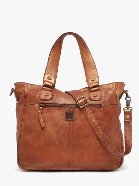 Sac Porté épaule Heritage Cuir Biba Marron heritage KEO2L vue secondaire 4