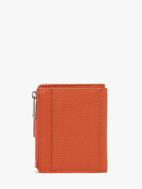 Card Holder With Coin Purse Leather Nathan baume Orange original n 102N other view 3